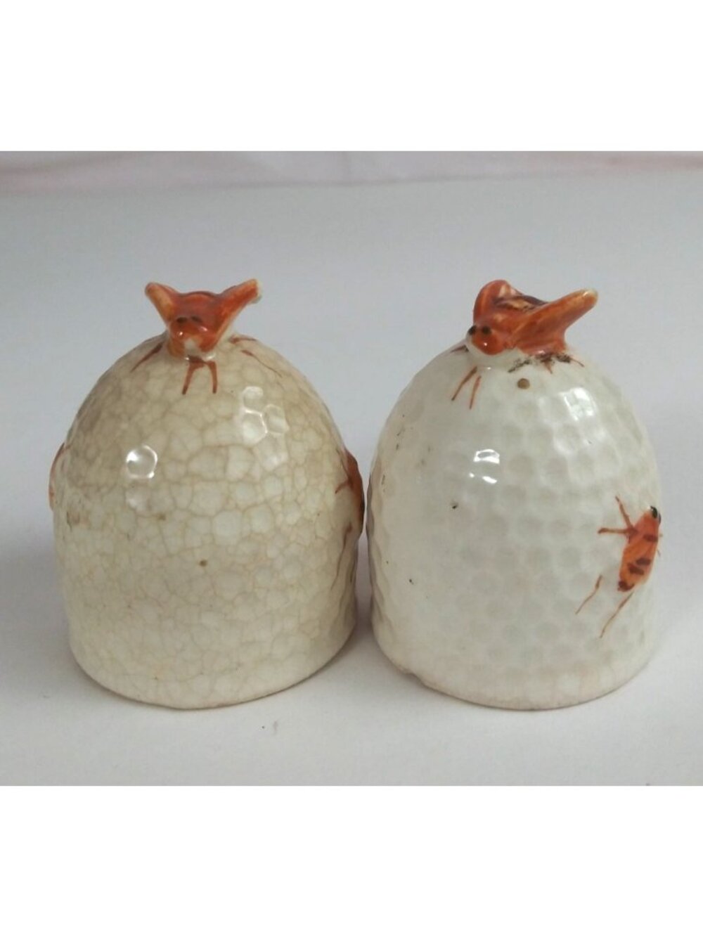Vintage Marutomo Ware Beehive Salt & Pepper Shakers Made In Japan